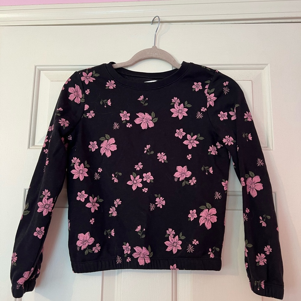 Girls Gap Kids Pull Over Printed Sweatshirt